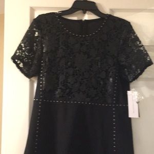French connection black short dress